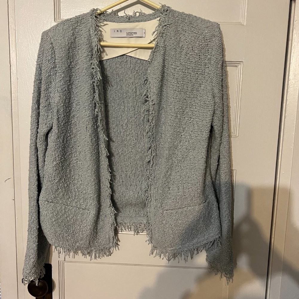 IRO Shavani Fringe Trimmed Jacket